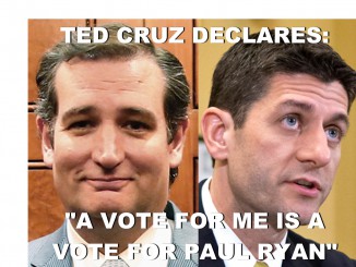 CRUZ VOTES ARE FOR RYAN