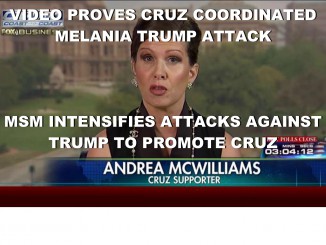 MSM ATTACKS TRUMP TO PROMOTE CRUZ