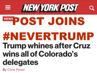 NY POST JOINS #NEVERTRUMP